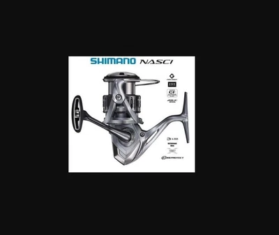 Mulinello Shimano Nasci 4000 FC Pesca Spinning-Mare-Lago-Fiume Bolognese-Inglese - Immagine 1 di 4