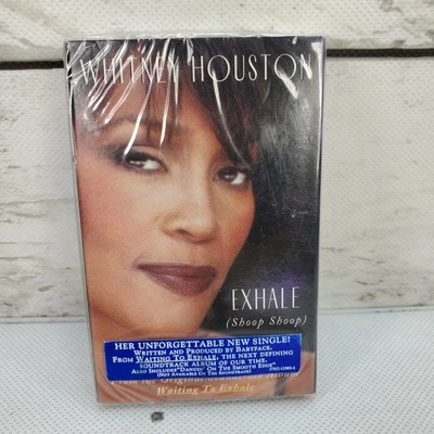 Whitney Houston Exhale Single 1995 Cassette Tape Arista Records 2 Songs Vintage - Image 1 of 4