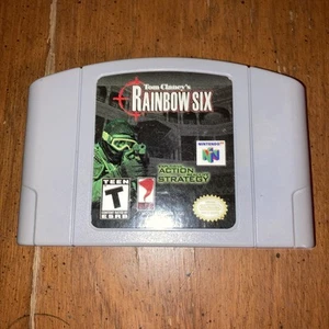 Tom Clancy's Rainbow Six Nintendo 64 N64 Auténtico Carro Gris Variante Probado - Imagen 1 de 7