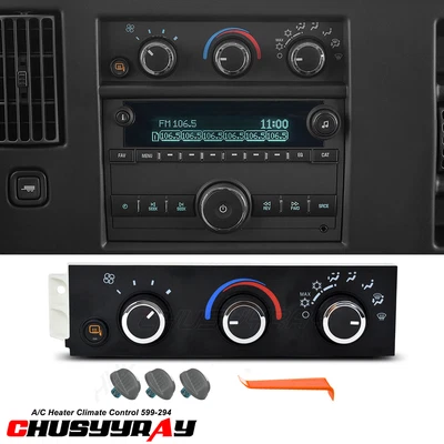 Módulo de control climático de calefacción de aire acondicionado para Chevrolet Express 3500 2008-2022 Foto 1 de 4