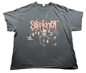 Slipknot Shirt Uomo 2XL Nero 2010 North American Tour Band Tee Metal Concerto - Foto 1 di 9