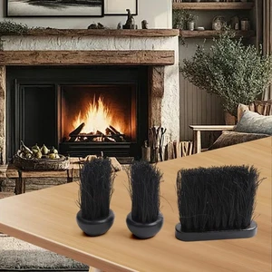 Fireplace Brush Set with Coconut Palm Bristles for Regular Cleaning Tasks - Picture 1 of 12