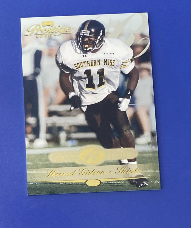 2000 Playoff Prestige NFL 267 Sherrod Gideon SMU SAINTS #/2500 - Image 1 of 2