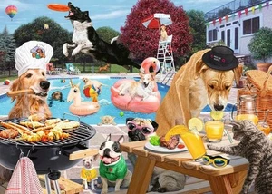 Ravensburger - Dog Days Of Summer Puzzle 1000pc - Picture 1 of 2