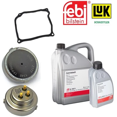 2x Luk Schaeffler Pressure Sensor + 6L Oil & Gasket for VW Audi Seat DSG 7 Gang - Image 1 of 4