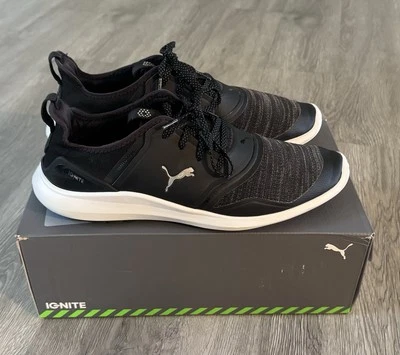 Puma Ignite NXT Lace Men's US Size 10 M Golf Shoes Black White Gray - Imagem 1 de 4