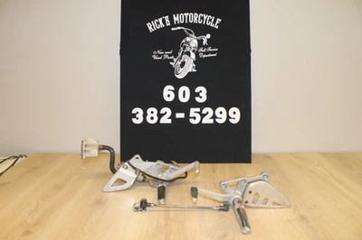 1999 Suzuki TL1000S RIGHT LEFT REARSETS REAR SET DRIVER FOOT PEGS  SHIFTER BRAKE - Image 1 of 4