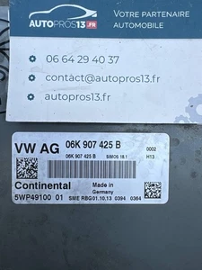 SIMOS18.1 ECU CALCULATEUR VOLKSWAGEN GOLF 2.0 TSI 06K907425B 5WA1910001 - Foto 1 di 5