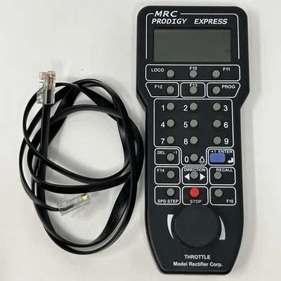 MRC Prodigy Express DCC Handheld Controller and Cable 1408 Model Railroad Train - Image 1 of 3