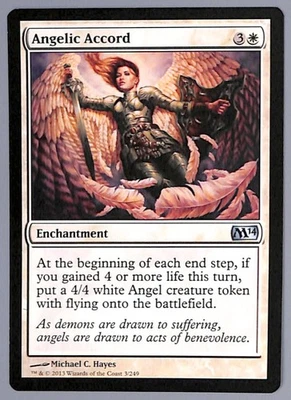 Angelic Accord - 3 - Core Set 2014 (M14) MTG LP - Image 1 of 2