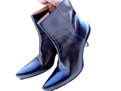 ✨MAX MARA  Pointed LEATHER  Ankle boots  41EU _ 8GB_ 11US - Image 1 of 4