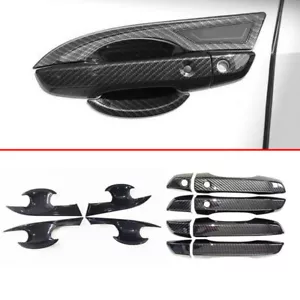 12PCS Car Exterior Side Door Handle Bowl Cover Trim For Honda Civic 2016-2021 - Picture 1 of 4