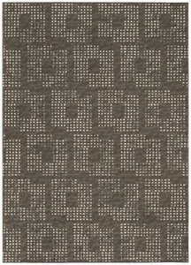 Addison Rugs Eleanor AER31 Brown 8' x 10' Indoor Outdoor Area Rug, Easy Clean, - Picture 1 of 8