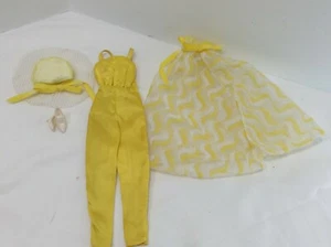 Barbie Superstar Era 1978 cambios bonitos #2598 amarillo transparente/blanco casi completo - Imagen 1 de 4