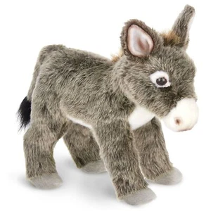 Pedro Plush Grey Donkey Stuffed Animal, 12 Inches long, For Ages 3-14 - Picture 1 of 6