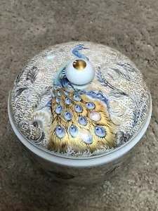 Raro Kaiser W Alemania Eldorado Cubierta Porcelana Tapa Plato Pintado y Firmado a Mano - Imagen 1 de 7