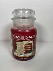 Yankee Candle Red Velvet Large Jar - Classic Label - NEW - Picture 1 of 6