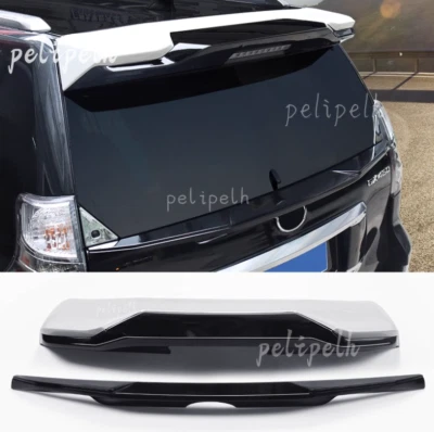 2PCS Glossy black+white Rear Trunk Spoiler Wing Flap For Lexus GX460 400 10-2023 Foto 1 de 4