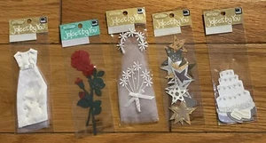 Jolee’s By You Scrapbook Stickers Lot of 5 +EK Success NRFP~ Wedding Bride Groom - Picture 1 of 2
