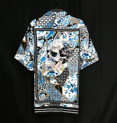 Robert Graham KINTSUGI Skull Short Sleeve $298 2XL NEW NWT Classic Fit XXL - Image 1 of 4