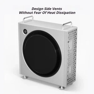 For Mini M4/M4 Pro 2in1 Design Aluminum Alloy Vertical Stand Protective Case - Afbeelding 1 van 10