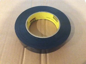 3M 472 ABRASIVE RESISTANT VINYL TAPE 25MM BLACK OUTDOOR MASKING PROTECTION LINE - Picture 1 of 4