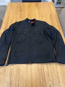 Barbour International Limited Edition Triumph Locking Wachsjacke Medium, schwarz, - Bild 1 von 9