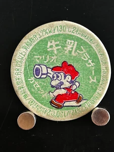 Mario Bros Tapa Botella Leche Menko Tarjeta Japonesa Colección Vintage De JAPÓN A - Imagen 1 de 3