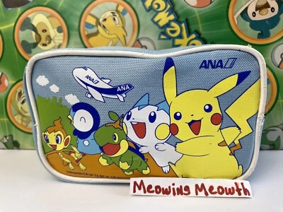 Pokemon ANA Peace Jet Bolsa de Avião Estojo Bolsa Bolsa Boneca Boneco Go Poke Pelúcia - Imagem 1 de 4