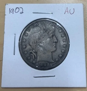 1902 50C Barber Half Dollar ABSOLUTELY STUNNING CONDITION SURVIVOR 90% Silver - Picture 1 of 2