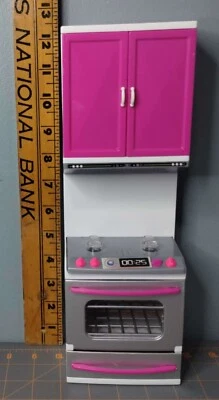 Liberty Import Kitchens Stove & Cabinet With Lights and Sound Dollhouse Toy Used - Image 1 of 4