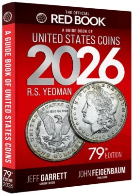 2026 The NEW Official Red Book Guide United States Coins 79th PAPERBACK Edition