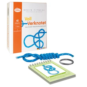 Brain Fitness - Completamente Annodato - Gioco di Pensiero e Logica - Gioco Solitario con Compiti - Foto 1 di 1