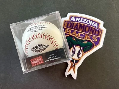 RAWLINGS 2011 ALL STAR GAME MLB OFFICIAL BASEBALL  & MLB PATCH COMBO - ARIZONA - Image 1 of 4