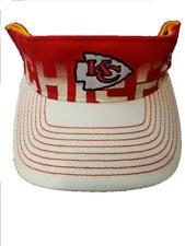 New Kansas City Chiefs Mens OSFA Reebok Red White Golf Visor Hat
