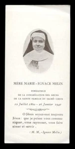 santino-holy card S.D. MARIA IGNAZIA MELIN - Picture 1 of 1
