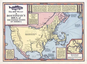 12296.Decoration Poster.Vintage Interior wall design.Bostonian idea of the U.S - Picture 1 of 1