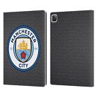 Manchester City Man City Fc Badge Pixels Leather Book Case For Apple Ipad