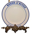 NEW HOUSE OF BLUES “IN BLUES WE TRUST” CHINA PLATE  7"
