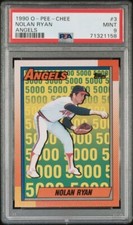 1990 O-Pee-Chee Nolan Ryan Baseball Card #3 PSA 9 Mint