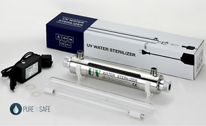 UV-0.5-1-GPM 6w Filters | UV Water Sterilizer Filter | 12VDC for Caravan & Solar