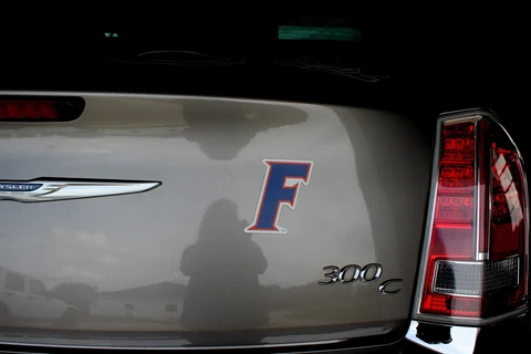 University of Florida Car Magnet Gators College Tailgate Decor F 3 1/4 x 4 Cover
