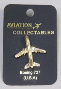 Boeing 737 USA spilla da bavero dell'aviazione da collezione NUOVO vecchio magazzino - Foto 1 di 2