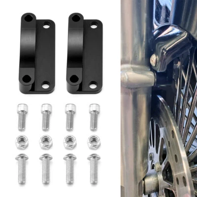 Front Fender Relocator Kit For Harley 2003-2013 Street Glide Road King 21" Tires - Изображение 1 из 4