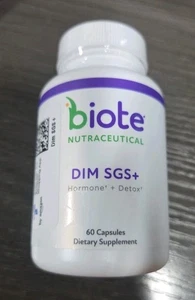 biote Nutraceuticals DIM SGS + - Hormone + Detox (60 Capsules) Ex: 03/2026 -New - Picture 1 of 2