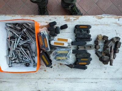 Bicicletta Vintage Lotto Pedali Bianchi - Immagine 1 di 4