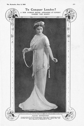 MARIA KUZNETSOVA Russian Opera Singer - Antique Print 1909 | eBay UK