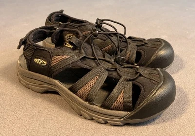 Keen Venice II H2 Waterproof Hiking Sandals Womens Size 7.5 Black Hike *READ - Image 1 of 4