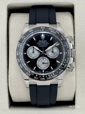 NEW 2025 Rolex Daytona "Baby Le Mans" 40mm 126519LN White Gold Black Dial - Image 1 of 4