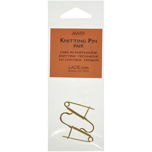 Lacis Knitting Pin Pair-Gold - AW05-GOLD - Bild 1 von 2